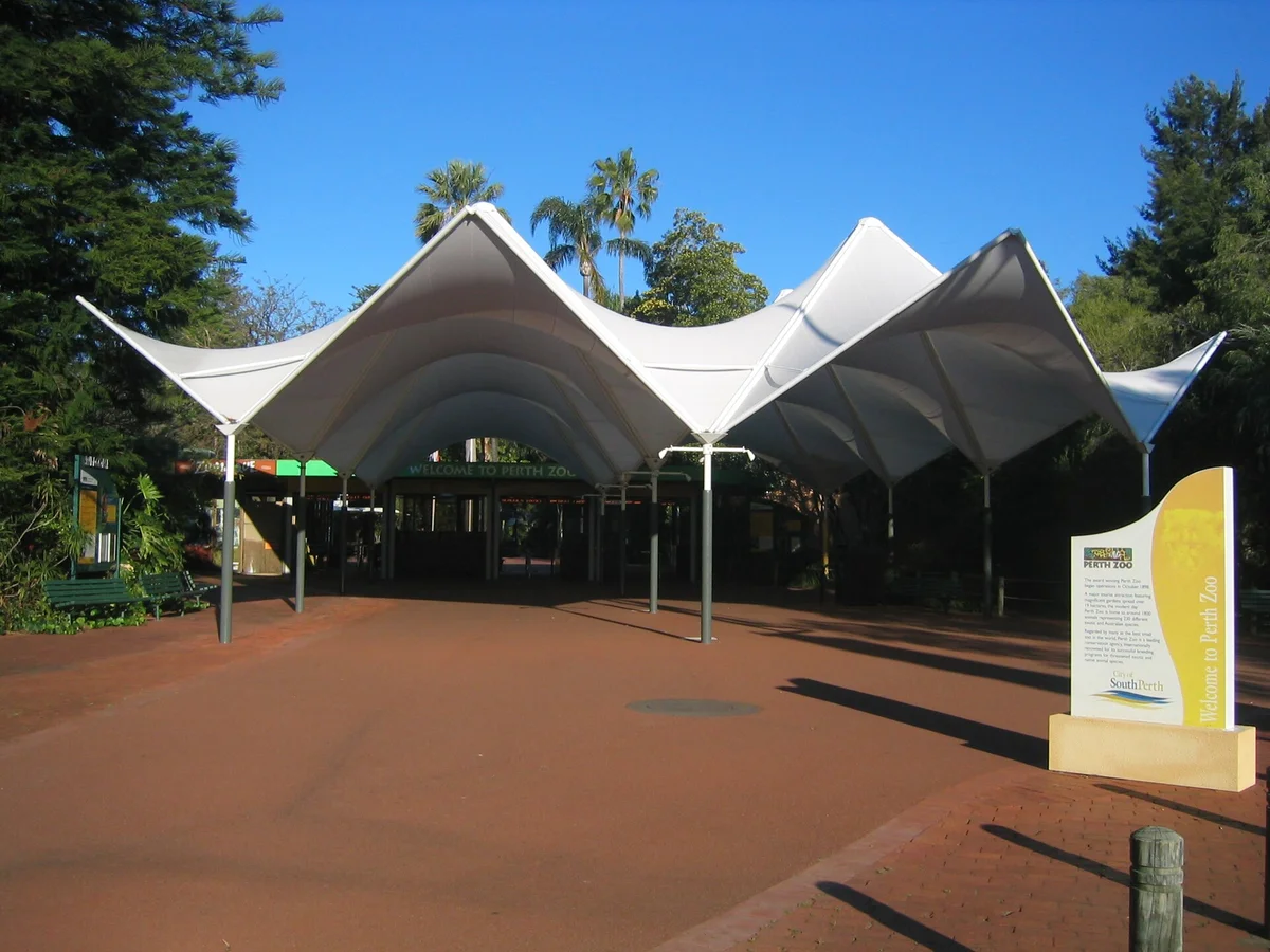 The entrance to Perth Zoo in South Perth